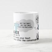 CatMesmer & CatRue | Calm & After Specialty Mug Jumbo-Tasse (Vorderseite)