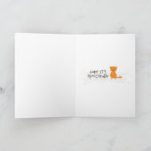 Catmus Tree Christmas Card Dankeskarte (Innenseite)