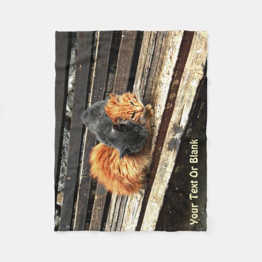 Catnap-Süssen Fleecedecke (Vorderseite)