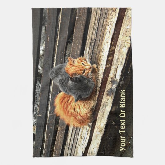 Catnap-Süssen Geschirrtuch (Vertikal)