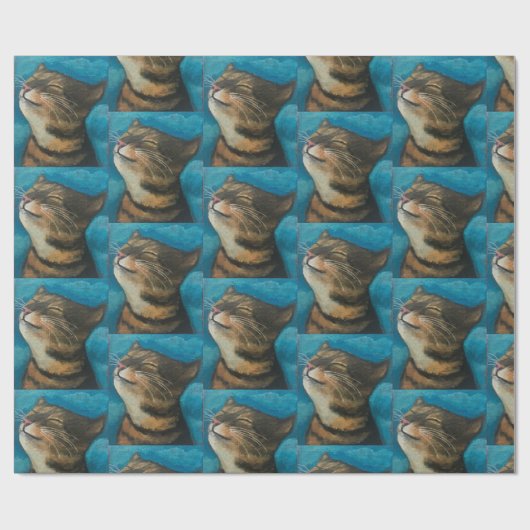 Catnip Cat Geschenkpapier (Flach)