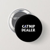 Catnip Er Funny Cat Button (Vorne & Hinten)