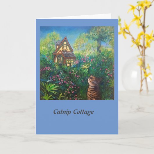 Catnip Hütte Karte (Gelbe Blume)