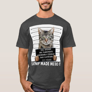 Catnip ließ mich das witzige Katzen machen T-Shirt