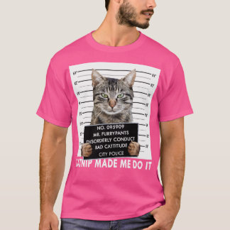 Catnip ließ mich das witzige Katzen machen T-Shirt