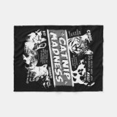 Catnip Madness Cute Kitten Funny Cat Pet Humor Fleecedecke (Vorderseite (Horizontal))