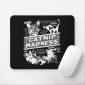 Catnip Madness Cute Kitten Funny Cat Pet Humor Mousepad (Mit Mouse)