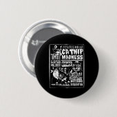 Catnip Madness Niedlich Kitten Katzengeschenk für Button (Vorne & Hinten)