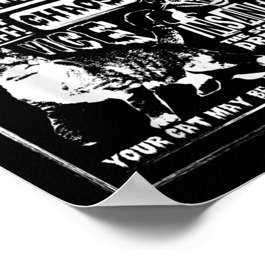 Catnip Madness Niedlich Kitten Katzengeschenk für Poster (Ecke)