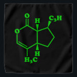 Catnip Nepetalacton Molekulare chemische Formel Halstuch<br><div class="desc">Catnip Nepetalactone Molecule ~ Chemische Skelettal Struktur-Formel Bio Verbindung. Globe Trotters ist auf die Idiosynkratische Bildsprache aus der ganzen Welt spezialisiert. Hier finden Sie einzigartige Grußkarten,  Postkarten,  Poster,  Telefonzellen,  Sticker,  Mousepads und vieles mehr.</div>