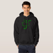 Catnip Nepetalacton Molekulare chemische Formel Hoodie (Vorne ganz)