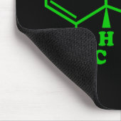 Catnip Nepetalacton Molekulare chemische Formel Mousepad (Ecke)