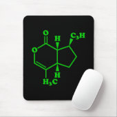 Catnip Nepetalacton Molekulare chemische Formel Mousepad (Mit Mouse)