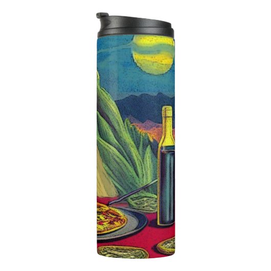 Catnip Pizza- Thermosbecher (Nach rechts gedreht)