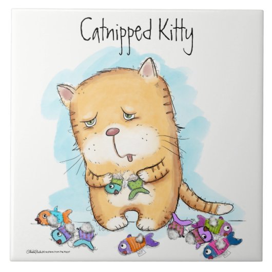 Catnipped Kitty Fliese (Vorderseite)