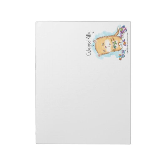 Catnipped Kitty Notizblock (Rotiert)