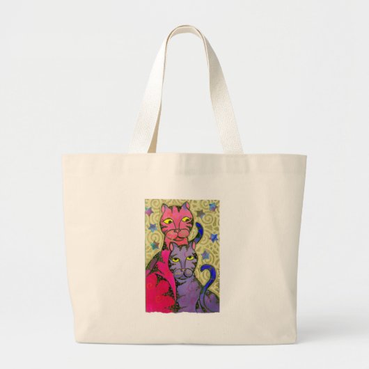 CatNStars Jumbo Stoffbeutel (Vorne)