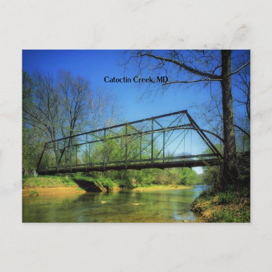 Catoctin Creek, Maryland Postkarte (Vorderseite)