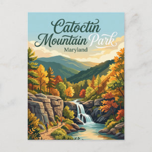 Catoctin Mountain Park Maryland Postkarte
