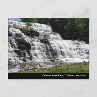Catoma Lake Falls Postcard Postkarte