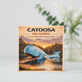 Catoosa Blauwal Route 66 Schreibwaren (Stehend Vorderseite)
