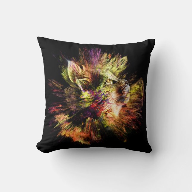 Catplosion Color Explosion mit einem Kitty Kissen (Vorderseite)