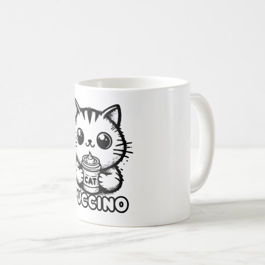 Catpuccino 1 kaffeetasse (VorderseiteRechts)
