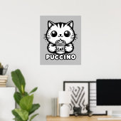 Catpuccino 1 poster (Heimbüro)