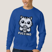 Catpuccino 1 sweatshirt (Vorderseite)