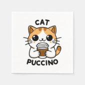Catpuccino 2 serviette (Vorderseite)