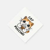 Catpuccino 2 serviette (Ecke)