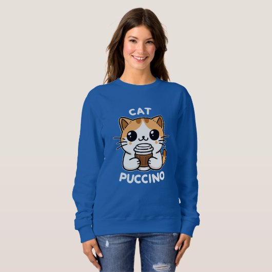 Catpuccino 2 sweatshirt (Vorne ganz)