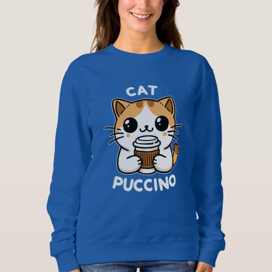 Catpuccino 2 sweatshirt (Vorderseite)