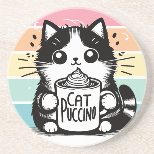 Catpuccino 3 getränkeuntersetzer (Vorne)