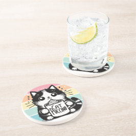 Catpuccino 3 getränkeuntersetzer