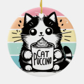 Catpuccino 3 keramik ornament (Hinten)
