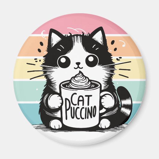 Catpuccino 3 magnet (Vorne)