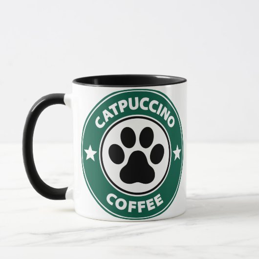 Catpuccino Coffee Mug Tasse (Links)