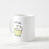 Catpuccino Funny Kitty Cat In Cup Puff Kaffeetasse (Vorderseite Links)
