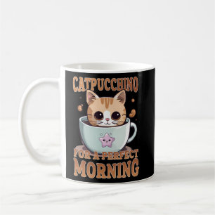 Catpuccino für einen perfekten Kaffee-Cat am Morge Kaffeetasse