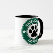 Catpuccino-Kaffeetasse Tasse (VorderseiteRechts)