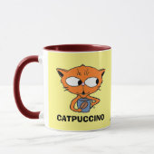 CATPUCCINO Katzenpuppe Humorale Kaffee-Tasse Tasse (Links)
