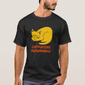 Catpuccino Meowrnings Coffee Cat Caffeine Kitten T-Shirt (Vorderseite)