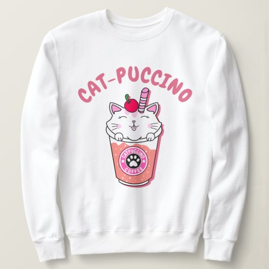 Catpuccino Sweatshirt (Design vorne)