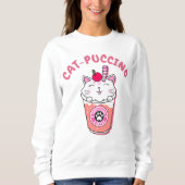 Catpuccino Sweatshirt (Vorderseite)