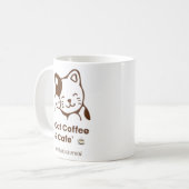 ☕ 🐾 Catpuccino Vibes Kaffeetasse (Vorderseite Links)
