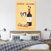 Catpurrnet Sauvigyawn Leinwanddruck (Insitu (Schlafzimmer))