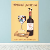 Catpurrnet Sauvigyawn Leinwanddruck (Insitu (Holzboden))