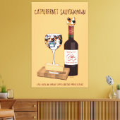 Catpurrnet Sauvigyawn Leinwanddruck (Insitu (Wohnzimmer))