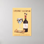 Catpurrnet Sauvigyawn Leinwanddruck (Vorderseite)